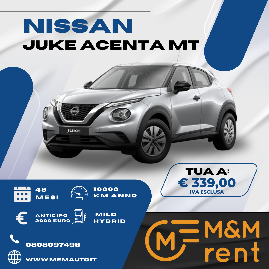 noleggio nissan juke