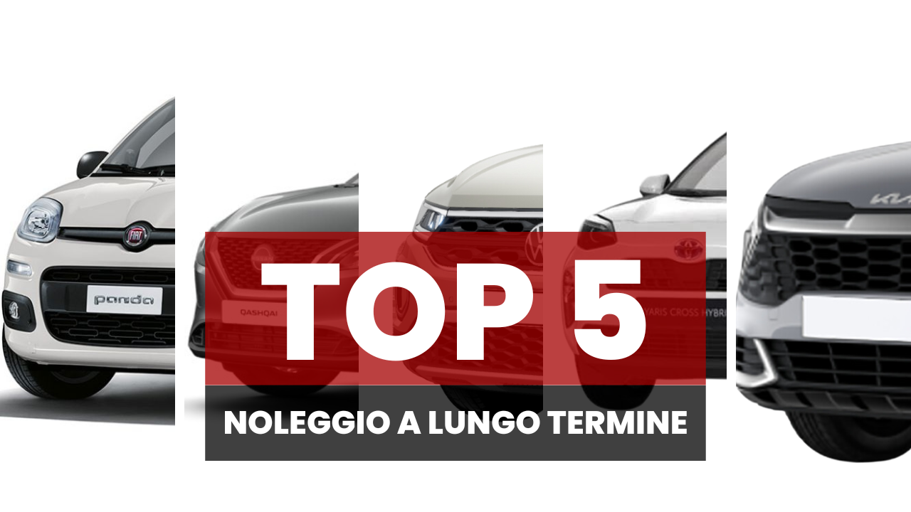 Al momento stai visualizzando La Top 5 delle auto più richieste a Noleggio a Lungo Termine.