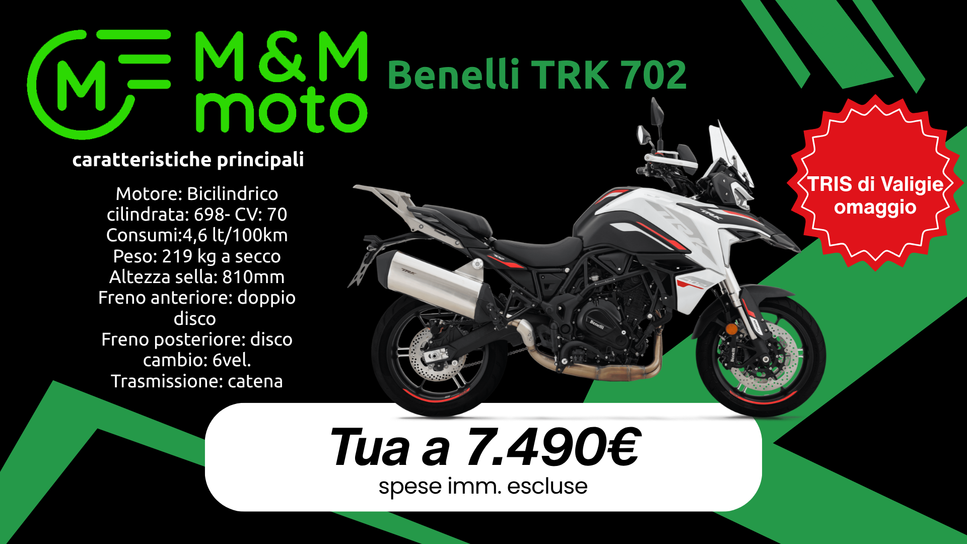 benelli trk 702 mm moto