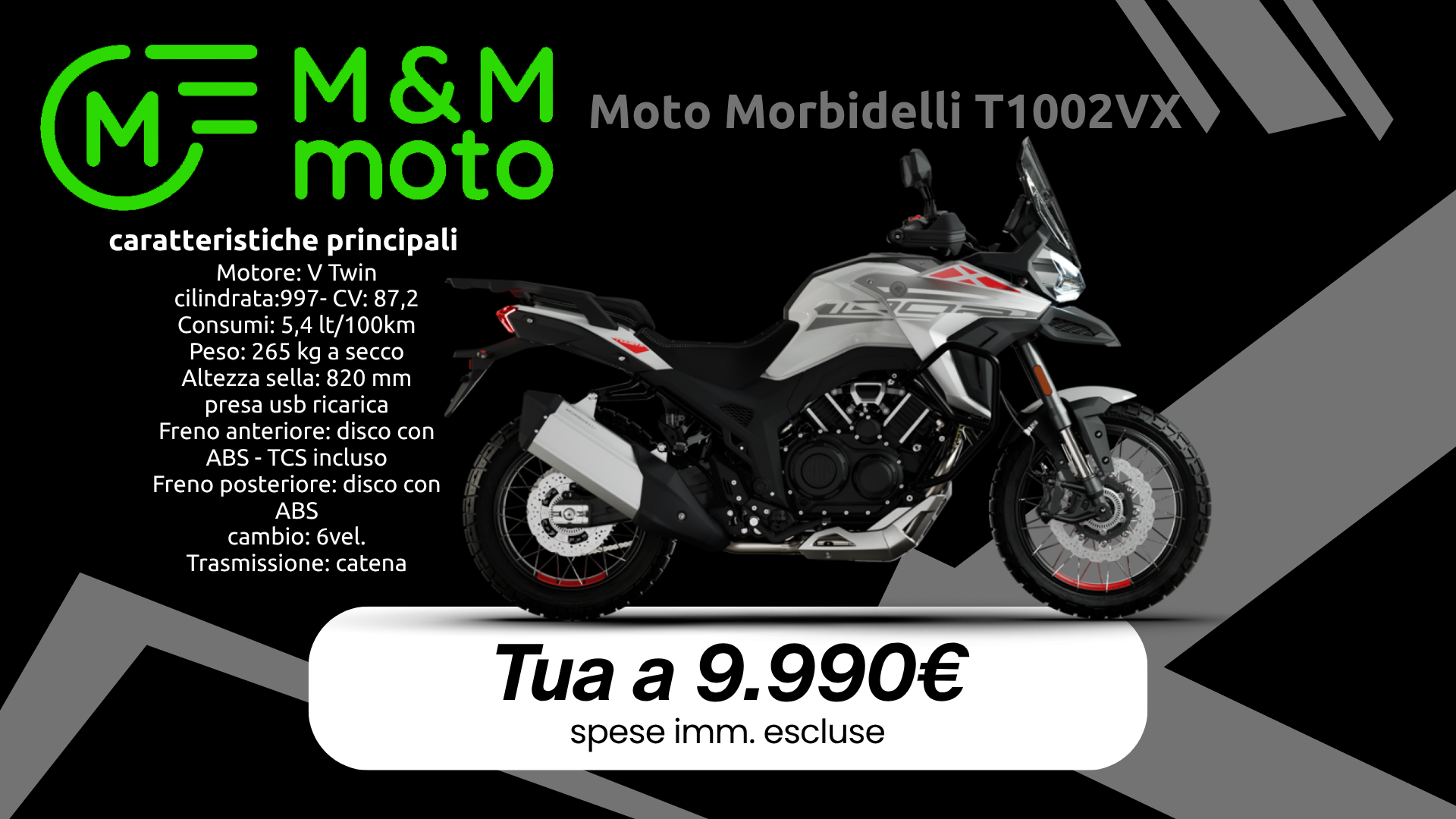 Moto morbidelli T1002vx mm moto