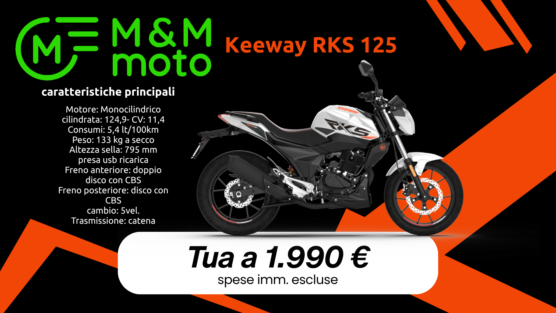 keeway rks125 mm moto