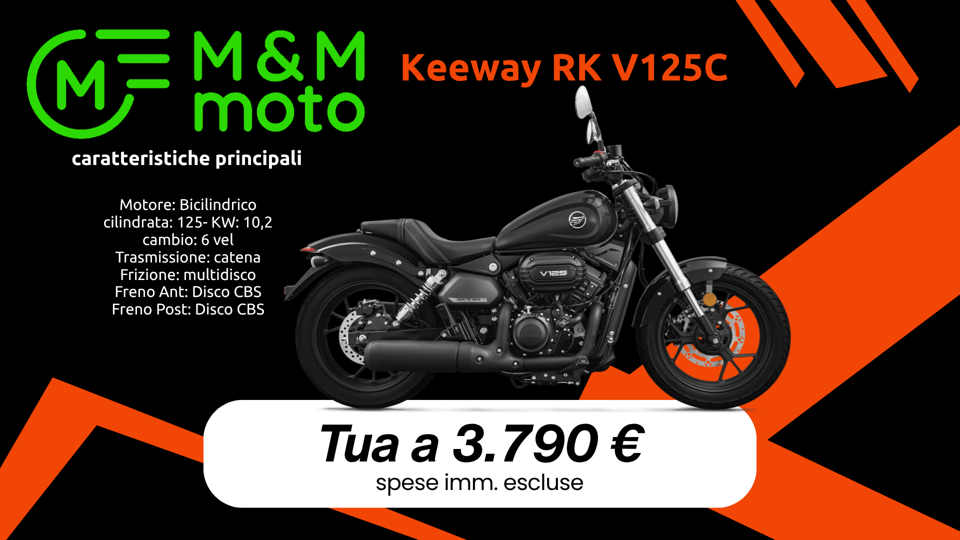 keeway rkv125 mm moto