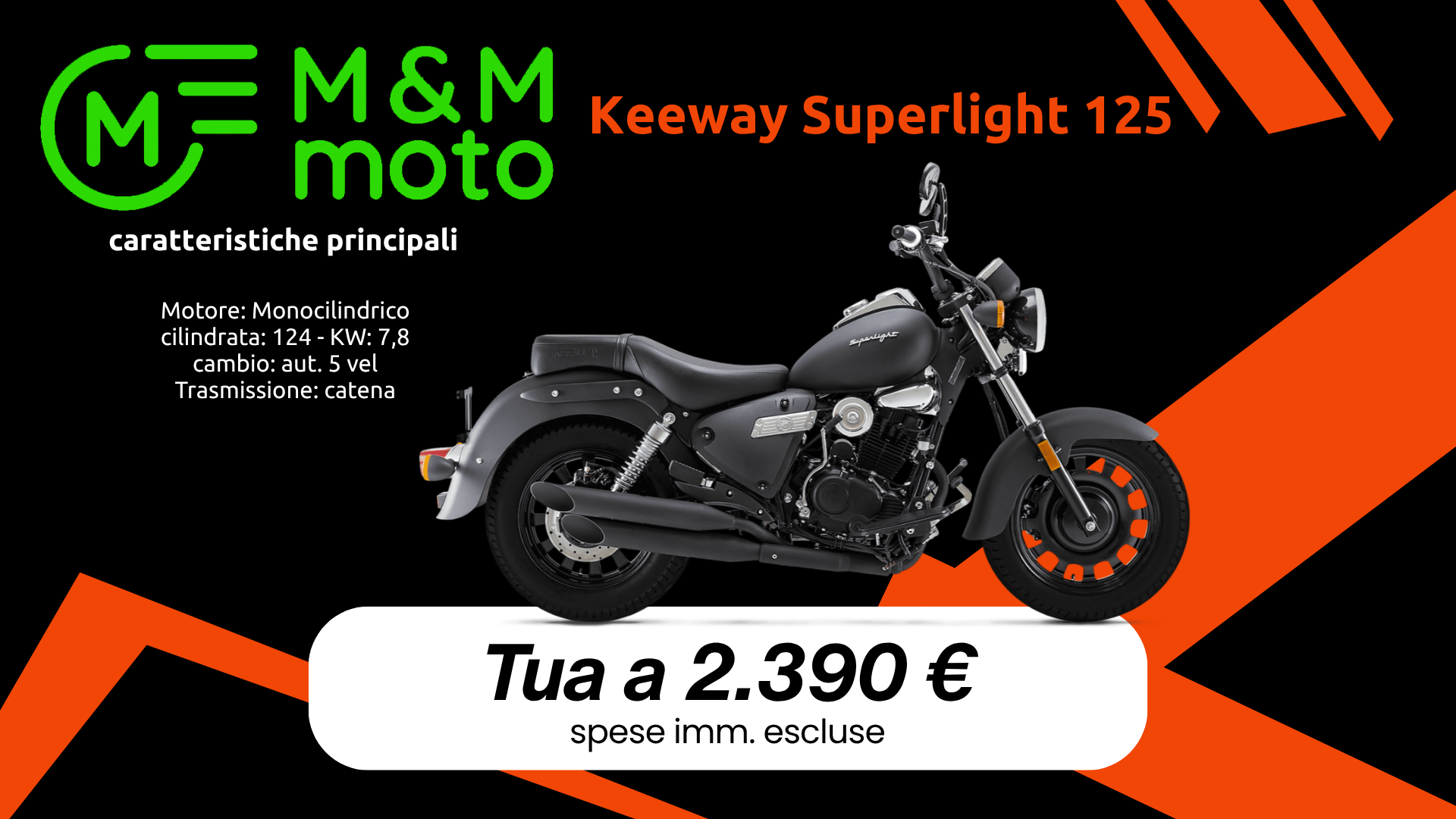 keeway superlight 125 mm moto