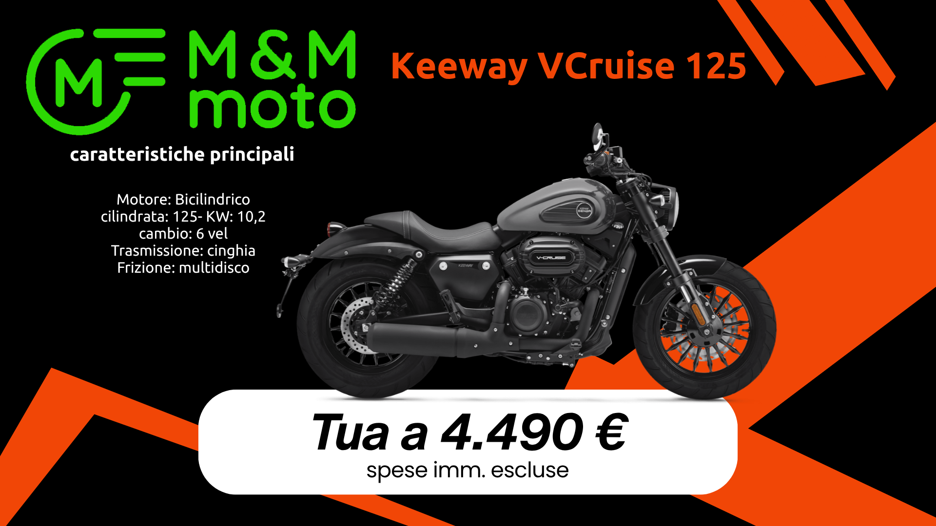 keeway vcruise 125 mm moto