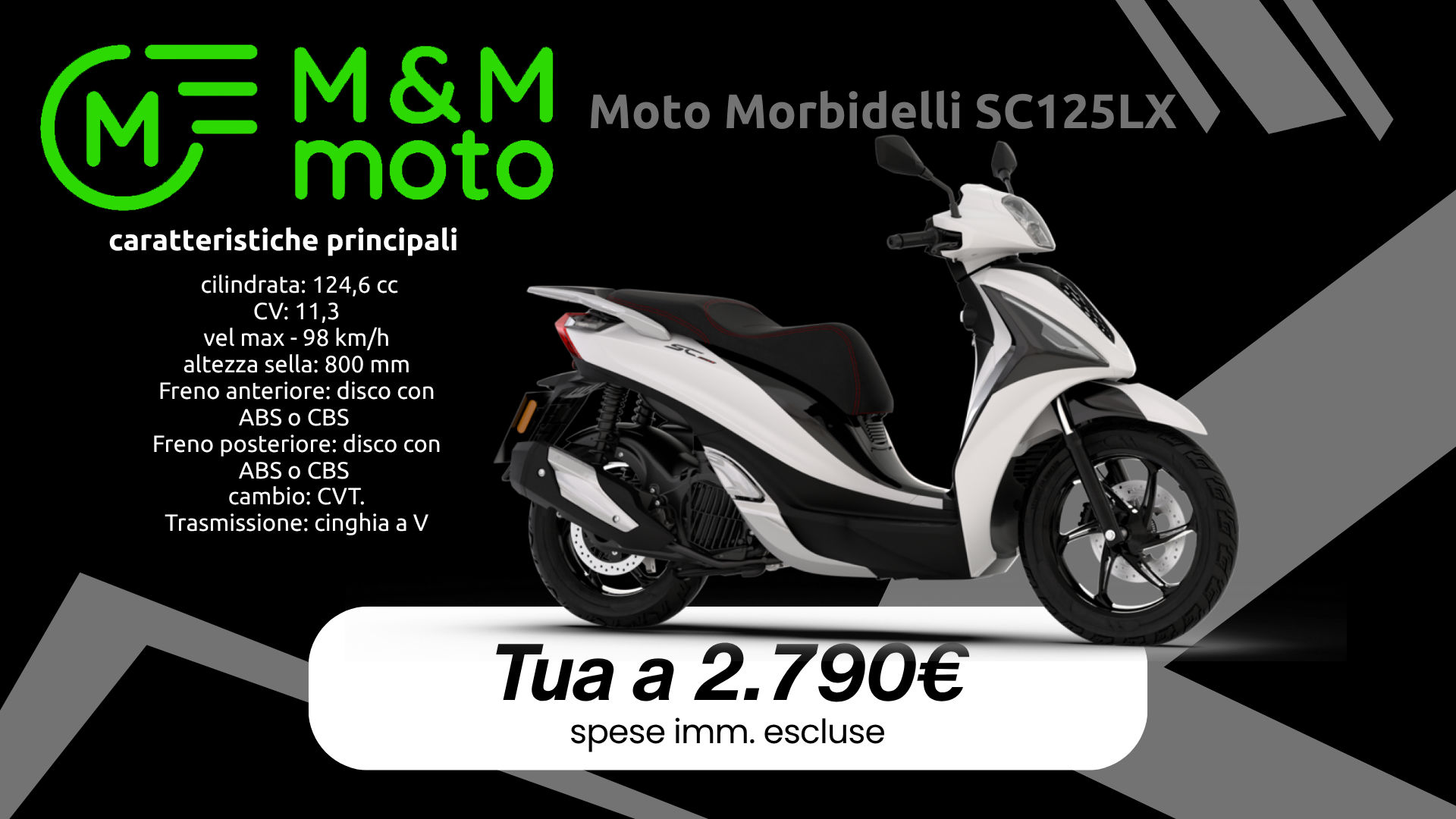 moto morbidelli sc 125lx