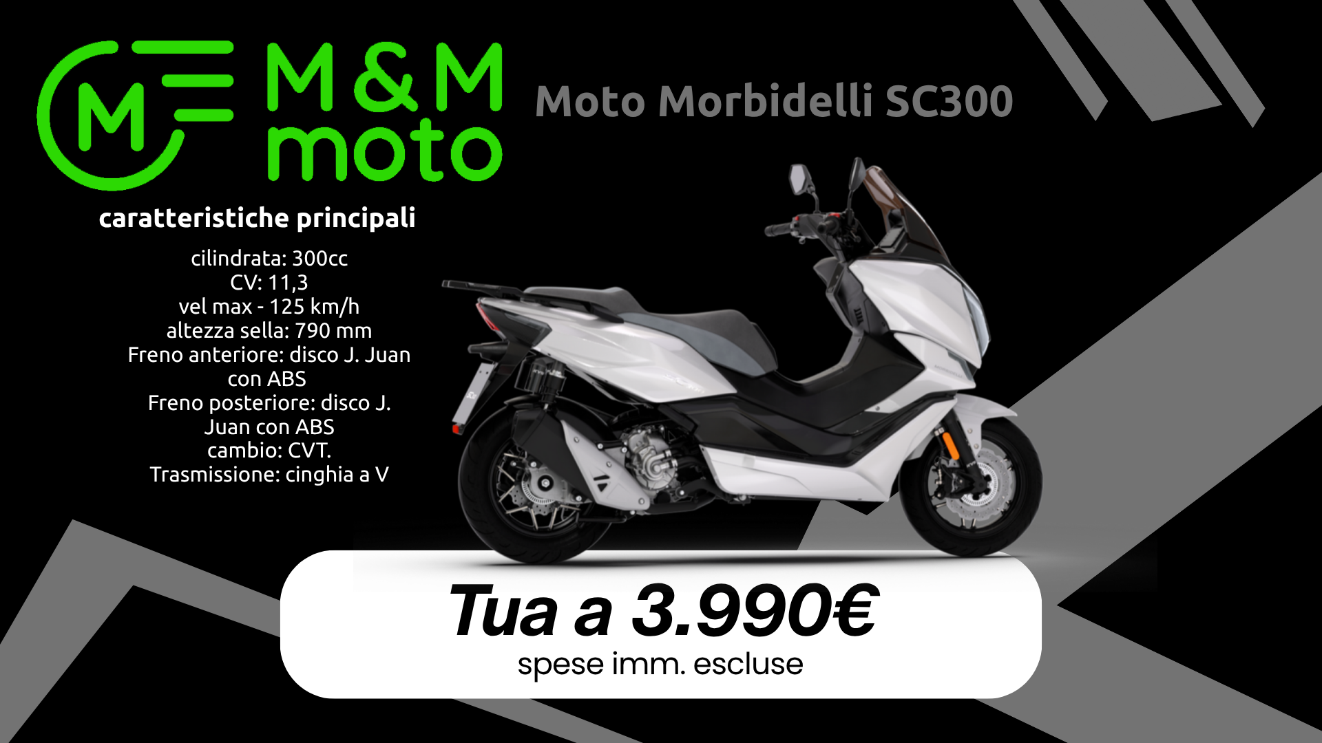 moto morbidelli sc 300