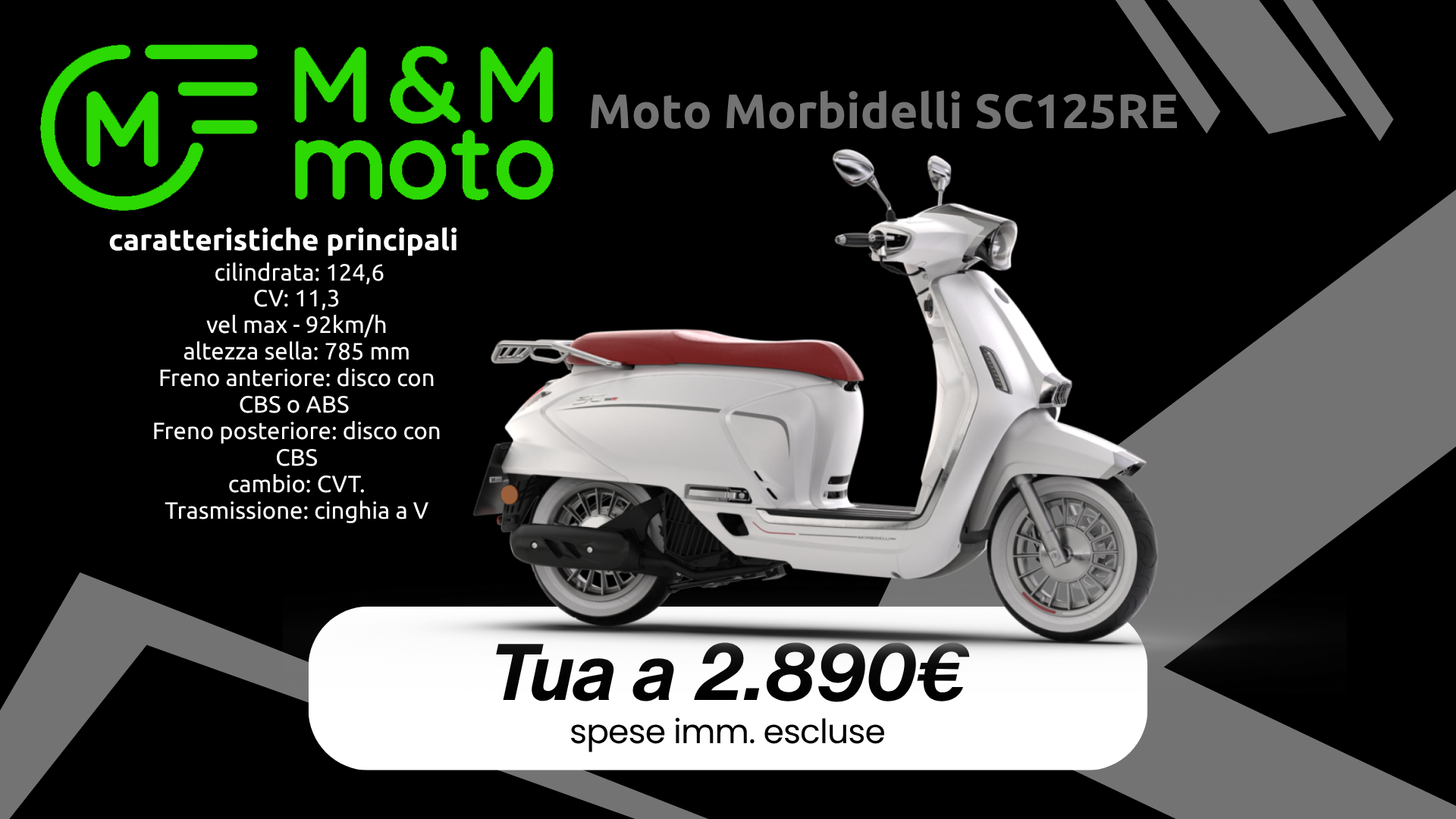 moto morbidelli sc125re mm moto